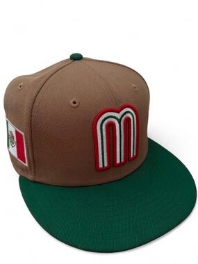 New Era Mexico 59Fifty Fitted Cap WBC Limited-Edition Khaki/Green